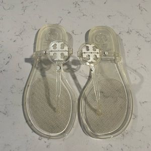 Tory Burch clear jelly sandals